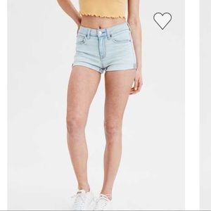 AE NE(X)T LEVEL HIGH-WAISTED DENIM SHORT SHORT